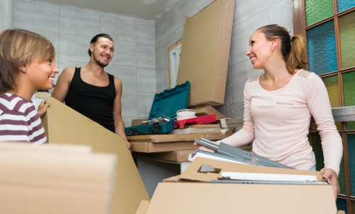 Professional packing services in Bromley with moving boxes and wrapping materials