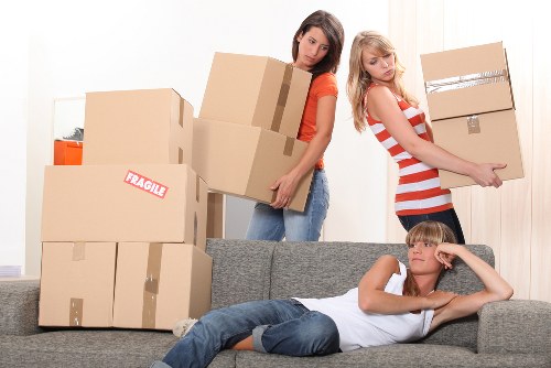 Secure student storage unit in Bromley with packed items